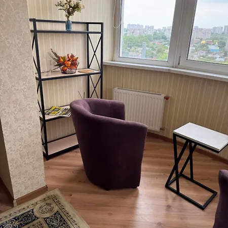 уютная с панорамой города *