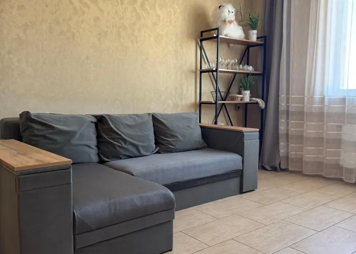 уютная с панорамой города Apartment