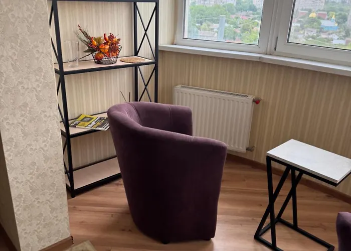 уютная с панорамой города *