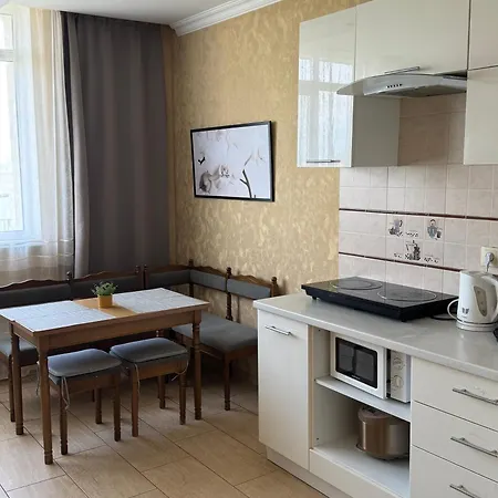 Apartman уютная с панорамой города *